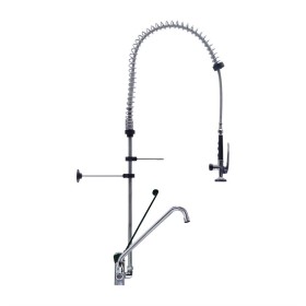 Gastro M hoge voorspoeldouche monobloc zwenkkraan handsfree