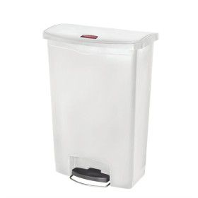 Rubbermaid Slim Jim Front Step pedaalemmer 90 liter wit
