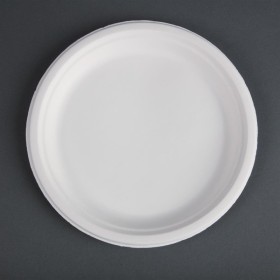 Fiesta Compostable composteerbare bagasse borden 26cm (50 stuks)