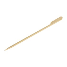 Fiesta Compostable biologisch afbreekbare bamboeprikkers peddelvorm 15cm (100 stuks)