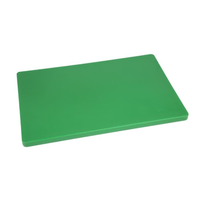 Hygiplas LDPE extra dikke snijplank groen 450x300x20mm
