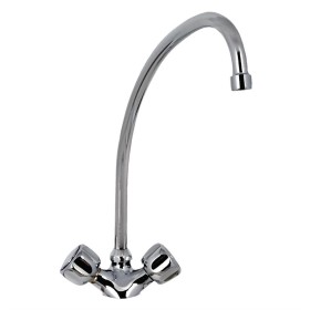 Gastro M monobloc mengkraan met draaiknoppen en kraan van 20cm