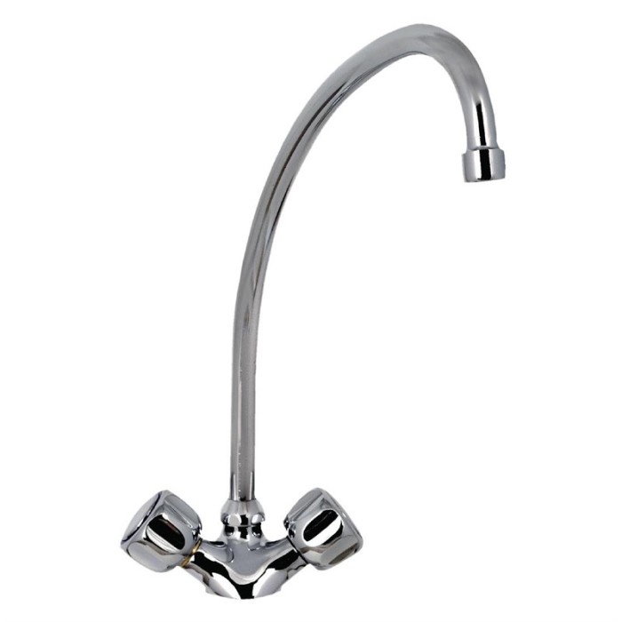Gastro M monobloc mengkraan met draaiknoppen en kraan van 20cm