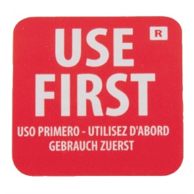 Vogue verwijderbare etiketten 'Use First' (1000 stuks)