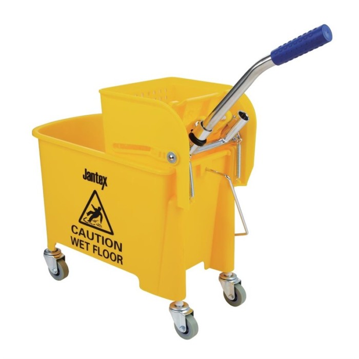 Jantex Kentucky rolemmer met wringer geel 20 liter