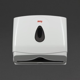 Jantex multi-fold handdoekdispenser wit