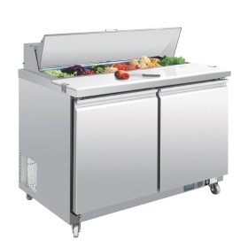 Polar U-serie 2-deurs gekoelde saladette 405 liter