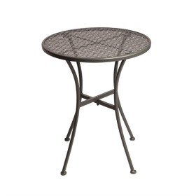 Bolero ronde stalen terrastafel grijs 60cm