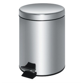Pedaalemmer RVS zilver 20 liter