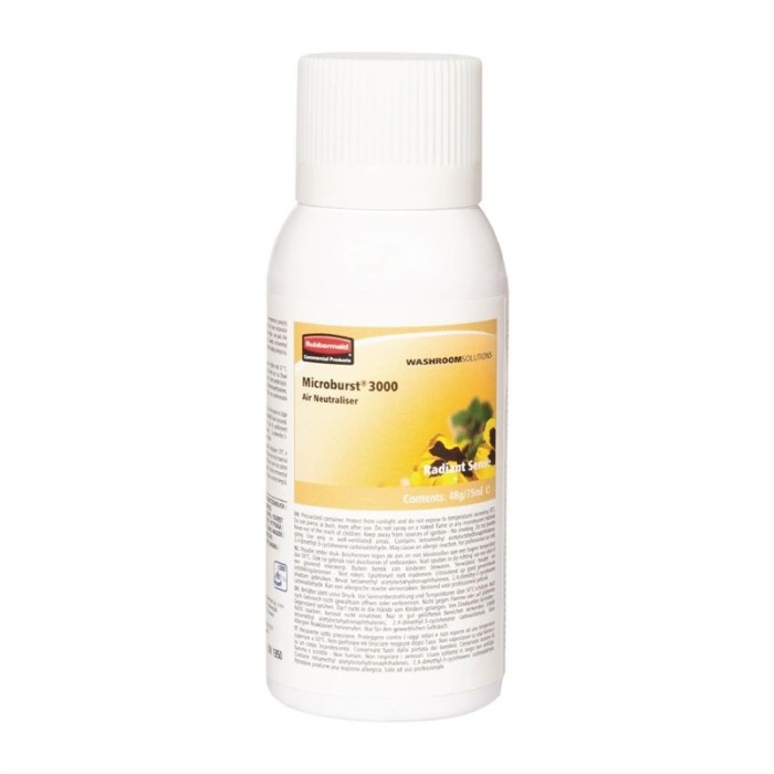 Rubbermaid Microburst luchtverfrisser navulling Radiant Sense (12 stuks)