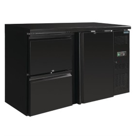 Polar U-serie koelwerkbank 1 deur en 2 laden
