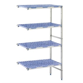 Tournus hoekrek met 4 schappen 50x125cm