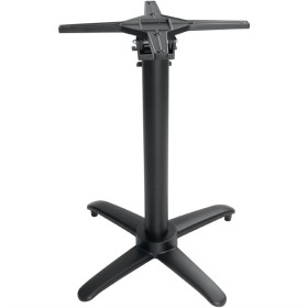 Bolero aluminium flip-top tafelpoot zwart