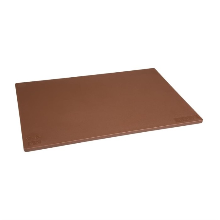 Hygiplas antibacteriële LDPE snijplank bruin 450x300x10mm