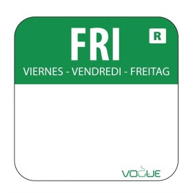 Vogue voedseletiketten vrijdag groen (1000 stuks)