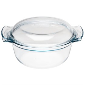 Pyrex ronde glazen casserole 3,75 liter