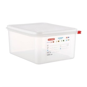 Araven GN 1/2 voedselbak met deksel 12,5 liter (4 stuks)