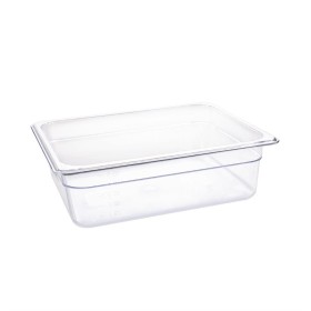 Vogue polycarbonaat bak transparant GN 1/2 100mm