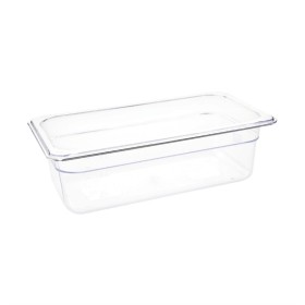 Vogue polycarbonaat bak transparant GN 1/3 100mm