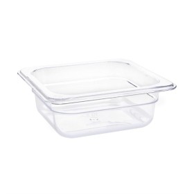 Vogue polycarbonaat bak transparant GN 1/6 65mm