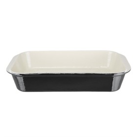Vogue rechthoekige ovenschaal zwart 40,5x25cm