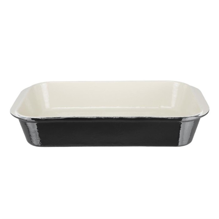 Vogue rechthoekige ovenschaal zwart 40,5x25cm