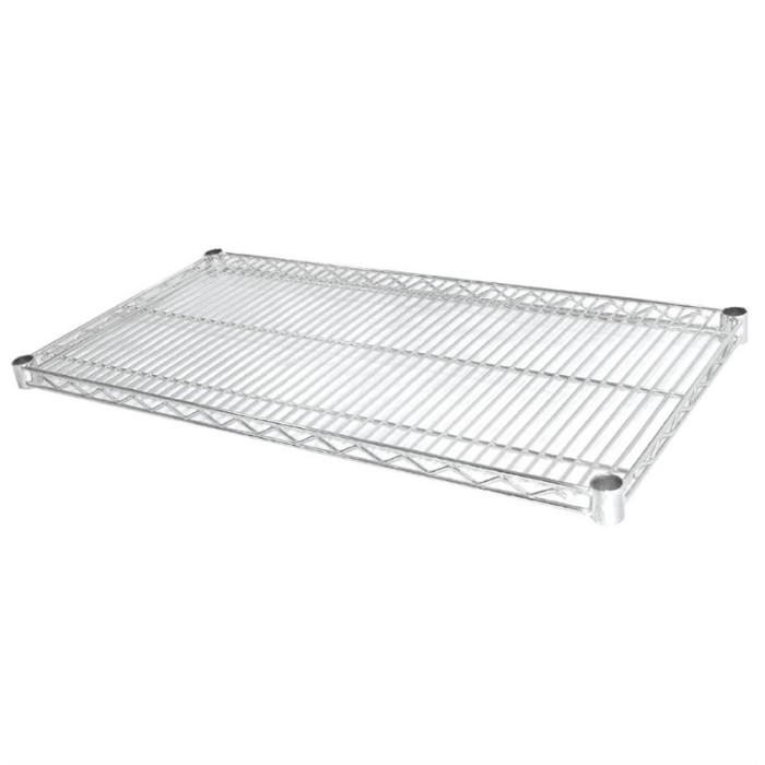 Vogue chroom schappen voor Vogue voorraadrekken 152,5x45,7cm (2 stuks)