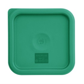 Hygiplas vierkant deksel groen klein