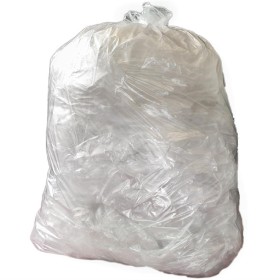 Jantex transparante afvalzakken gerecycled 120 liter 18kg (100 stuks)