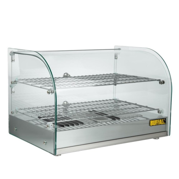 Buffalo warmhoudvitrine 45 liter 37,6(h) x 55,4(b) x 37,6(d)cm