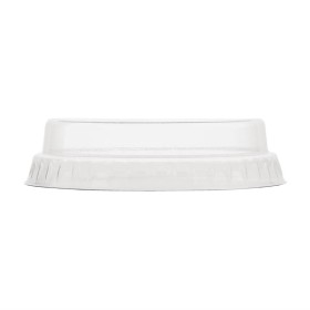 Vegware composteerbare platte deksels zonder gat 20cl (1000 stuks)