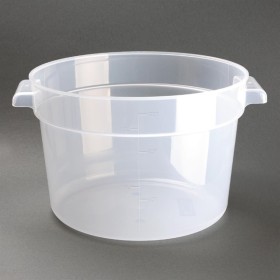 Vogue polypropyleen ronde vershoudbak 10 liter
