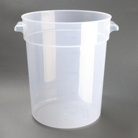 Vogue polypropyleen ronde vershoudbak 20 liter