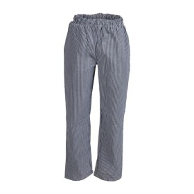 Whites Vegas unisex koksbroek zwart-wit geruit S