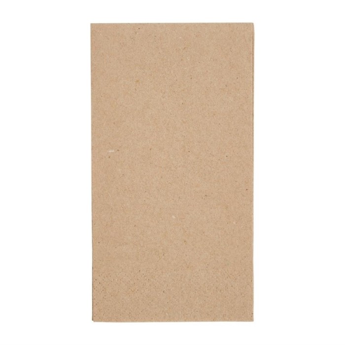 Fiesta Recyclable lunchservetten 1/8 vouw kraft 330mm (2000 stuks)