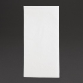 Fiesta Recyclable dinerservetten 1/8 vouw wit 400mm (2000 stuks)