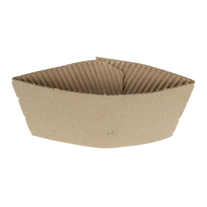 Golfkartonnen beker sleeves voor 35cl en 45cl bekers (1000 stuks)
