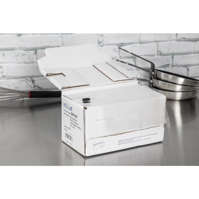 Vogue vacumeerzakken op rol met dispenser 20cm x 15m