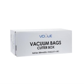 Vogue vacumeerzakken op rol met dispenser 30cm x 15m