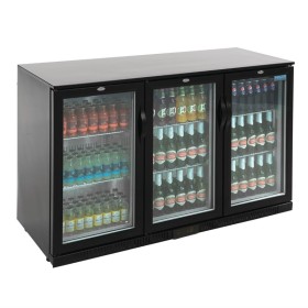 Polar G-serie 3-deurs barkoeling met klapdeuren zwart 330 liter