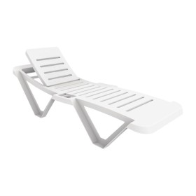 Resol witte ligstoelen (4 stuks)