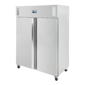Polar U-serie professionele 2-deurs vriezer RVS 1300 liter