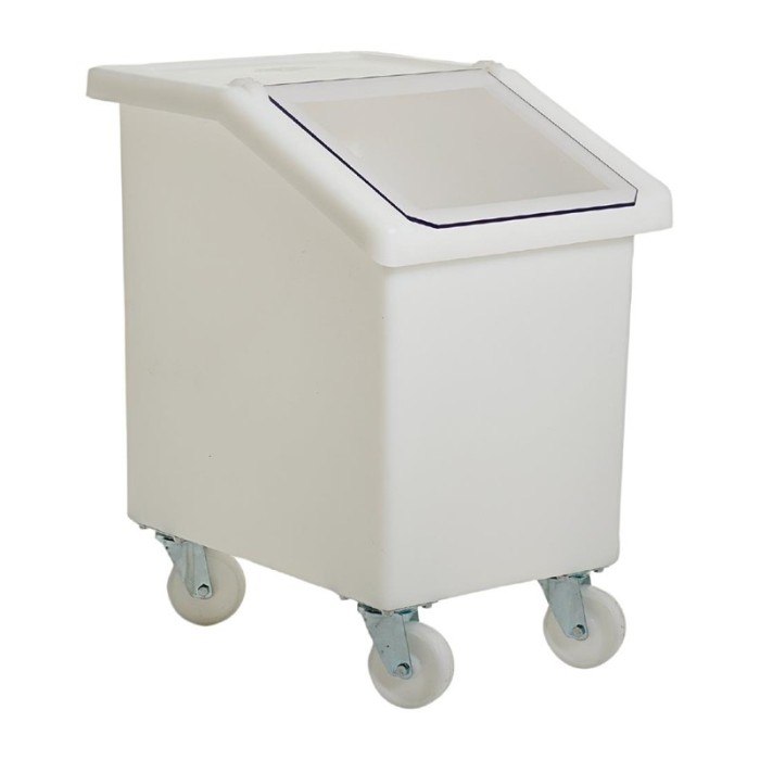 Mobiele ingrediëntenbak 90 liter wit