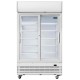 Polar G-serie tweedeurs displaykoeling met lichtbak 950 liter schuifdeuren