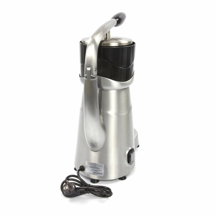 Sinaasappelpers - 32 L/Uur - 19 cm Glashoogte - Elektrisch - met Hendel