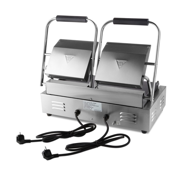 Contactgrill - Glad - Dubbele Grillplaat - 2 x 22 cm