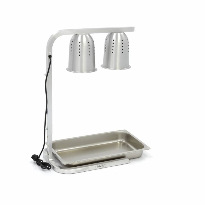 Warmtebrug - 2 Lampen - incl. Lampen en 1x 1/1 GN-Bak