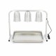 Warmtebrug - 3 Lampen - incl. Lampen en 1x 2/1 GN Bak
