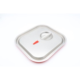 Gastronorm Deksel - 2/3 GN - RVS - Luchtdicht Rubber