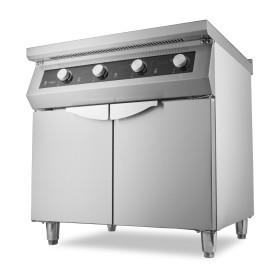 Inductie Kookplaat 700 - 4 Branders - 17000W - met Onderstel